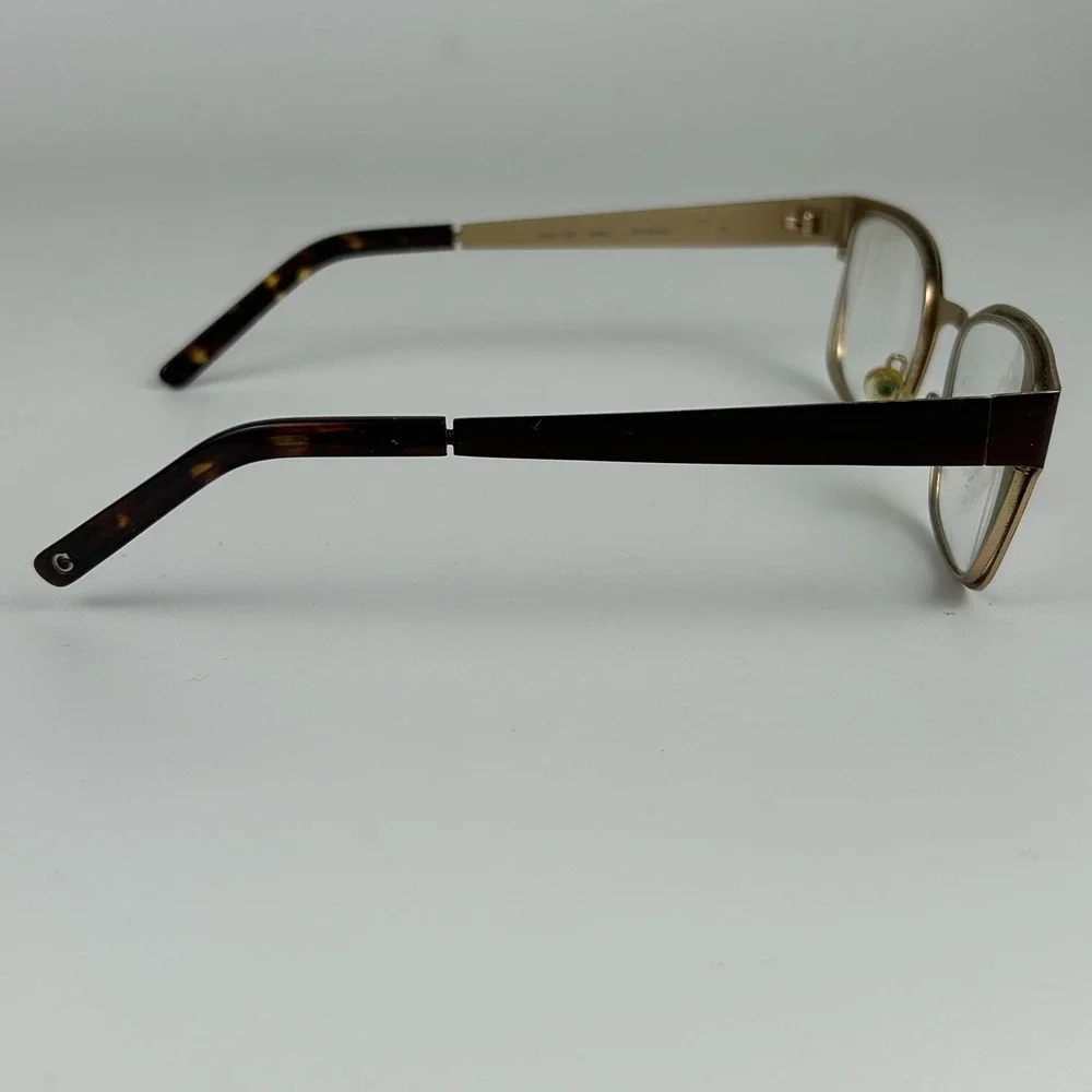 Eco Mod. 1100 mbwn‎ Womens Eyeglasses Frame Brown Metal Rectangular 51-18-140mm